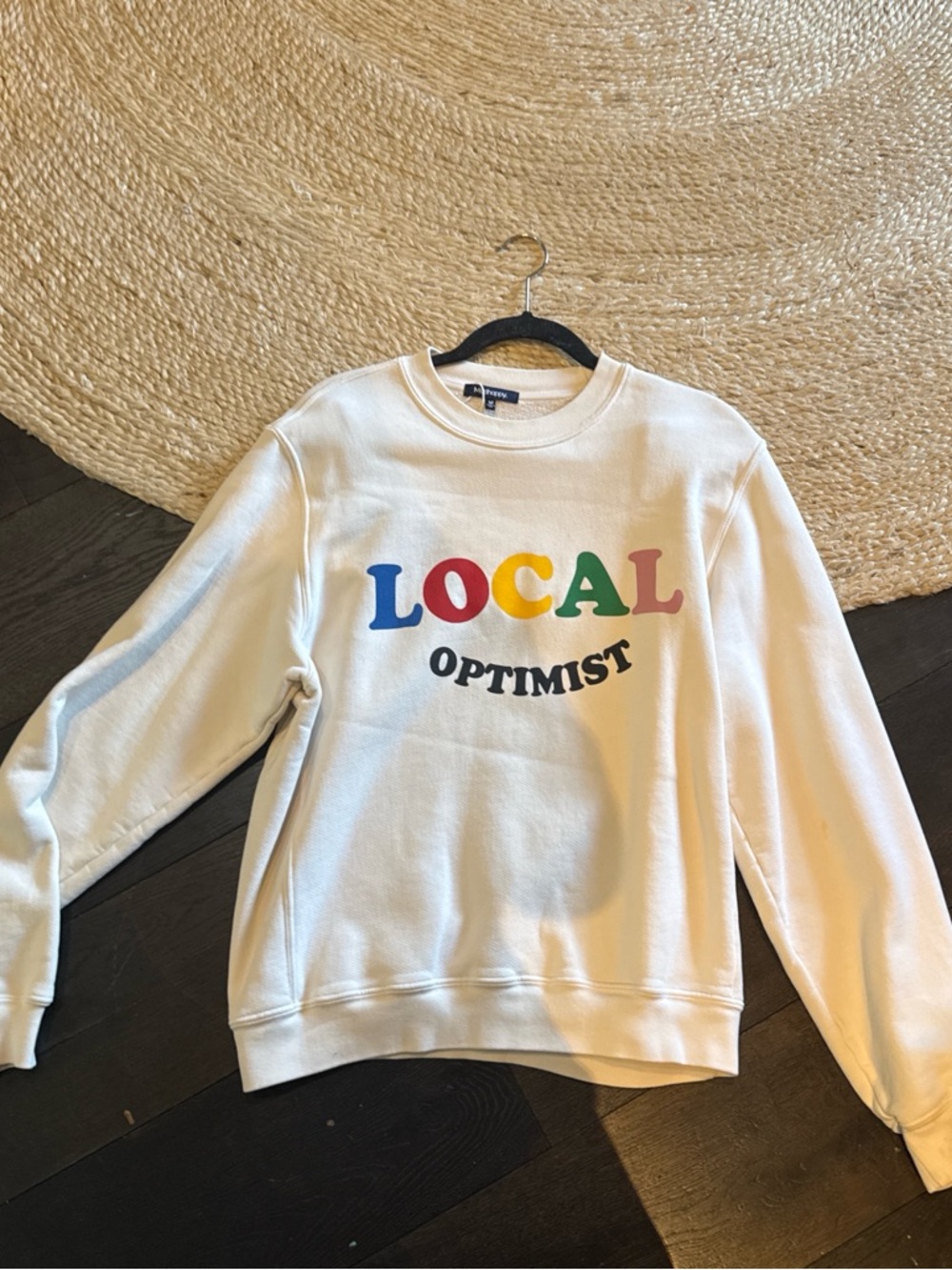 Madhappy Cream Logo Crewneck Sweatshirt